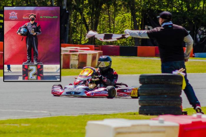 EDY LOGRA 2DO. LUGAR EN ROTAX SENIOR