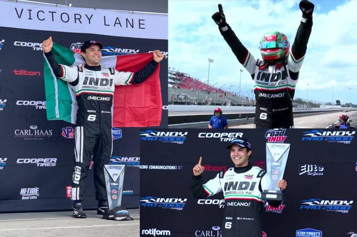 SALVADOR DE ALBA JR. GANA EN INDY PRO 2000