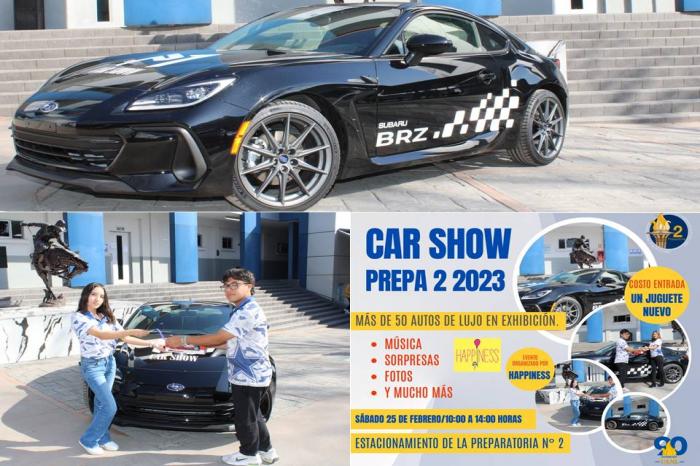 CAR SHOW PREPA 2 ¡ASISTE Y APOYA!