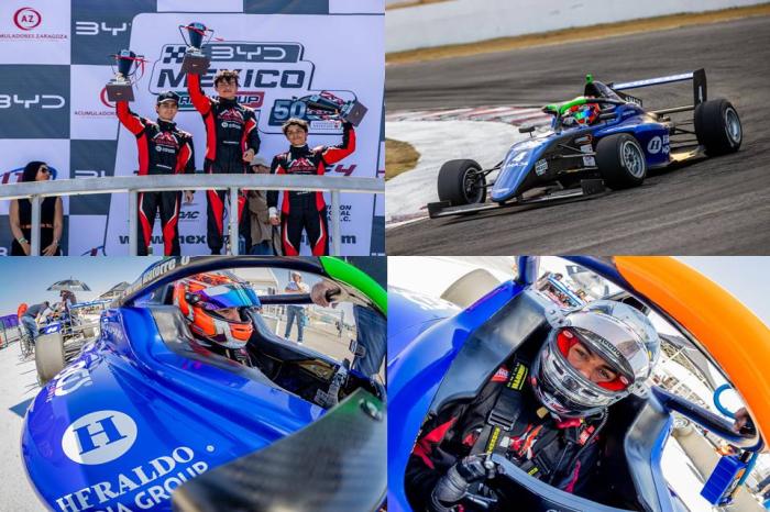 ALESSANDROS RACING BRILLA EN FIA F4 NACAM