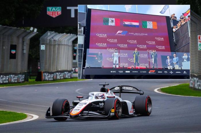 NOEL SUBE AL  PODIO EN LA F2